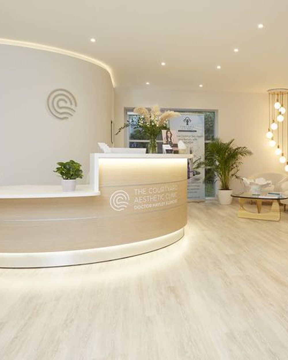 Clinic reception desk
